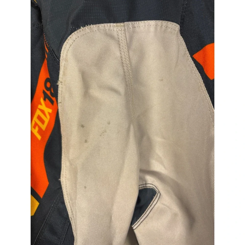 Fox Racing 180 Core Youth Motocross Pants Navy Orange Grey Size 8-24 MX Gear